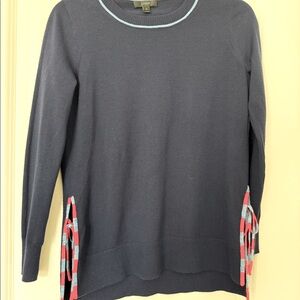 J Crew Merino Wool Side Slit Sweater